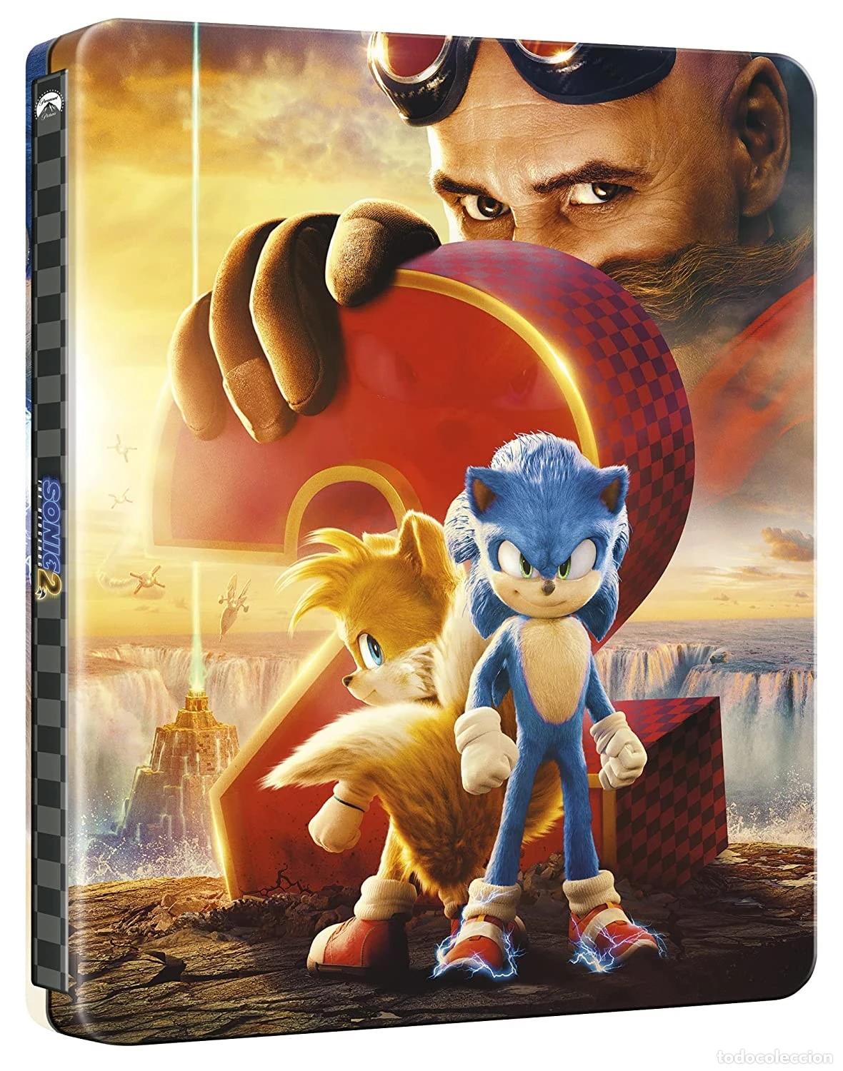 Cine: SONIC 2, LA PEL&Iacute;CULA (STEELBOOK) (4K UHD + Blu Ray) [Blu-ray]