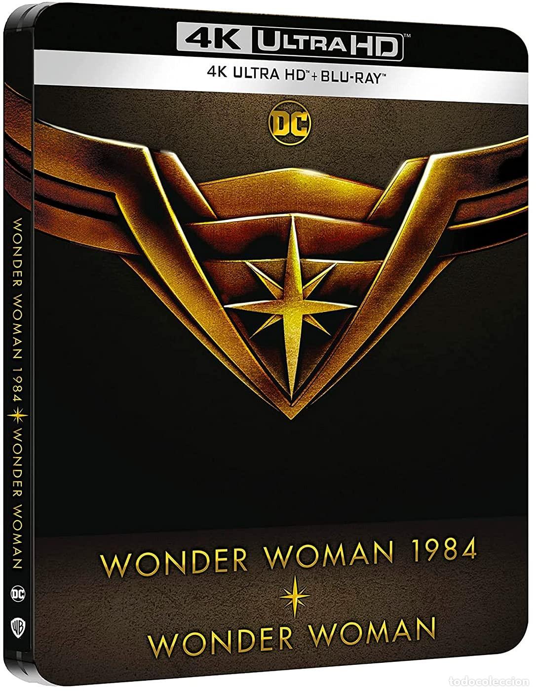 Cine: Wonder Woman (2017) + Wonder Woman 1984 (2020) - Steelbook 4k UHD + Blu-ray [Blu-ray]