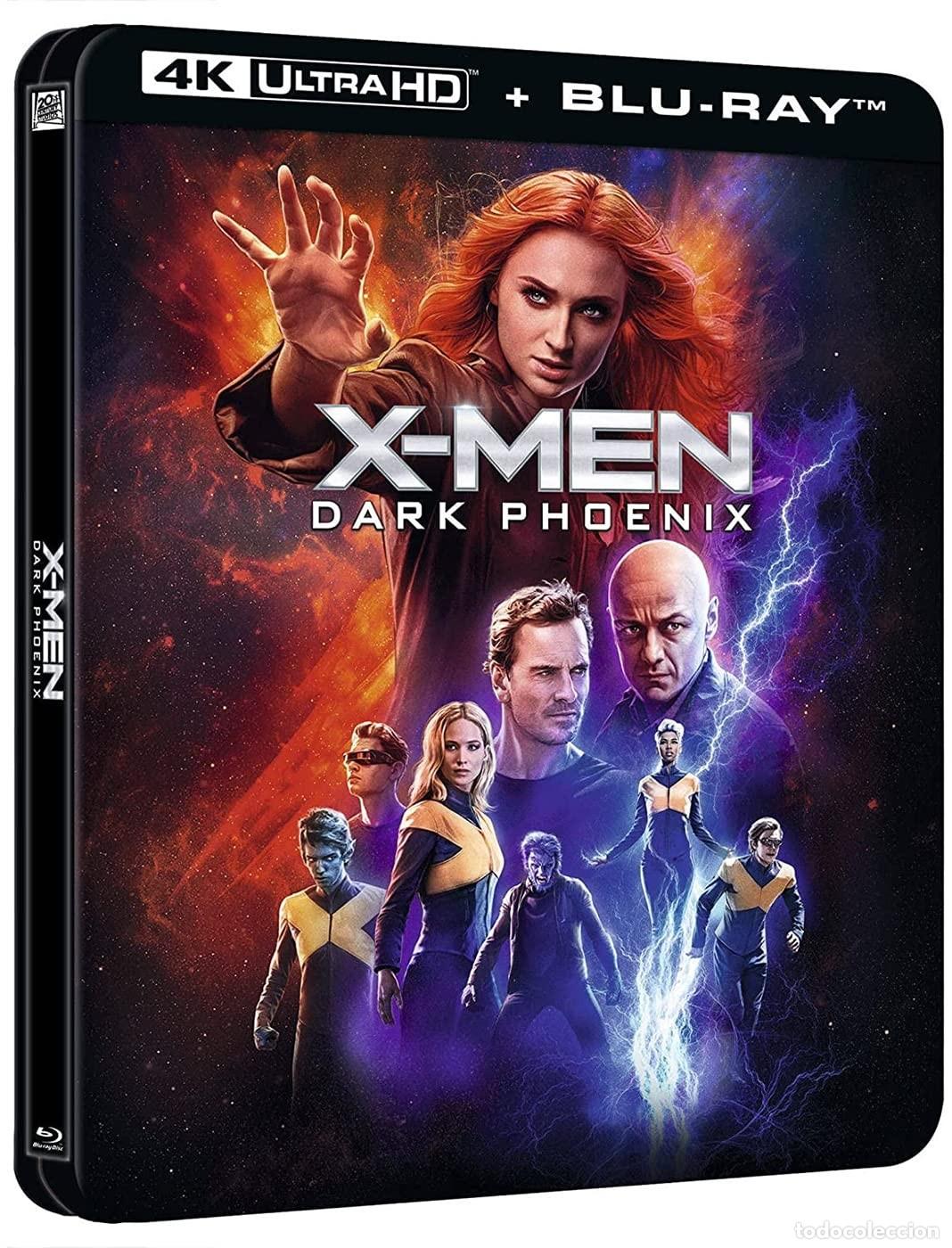 Cine: X-Men F&eacute;nix Oscura - Steelbook lenticular (4K UHD + Blu-Ray) [Blu-ray]
