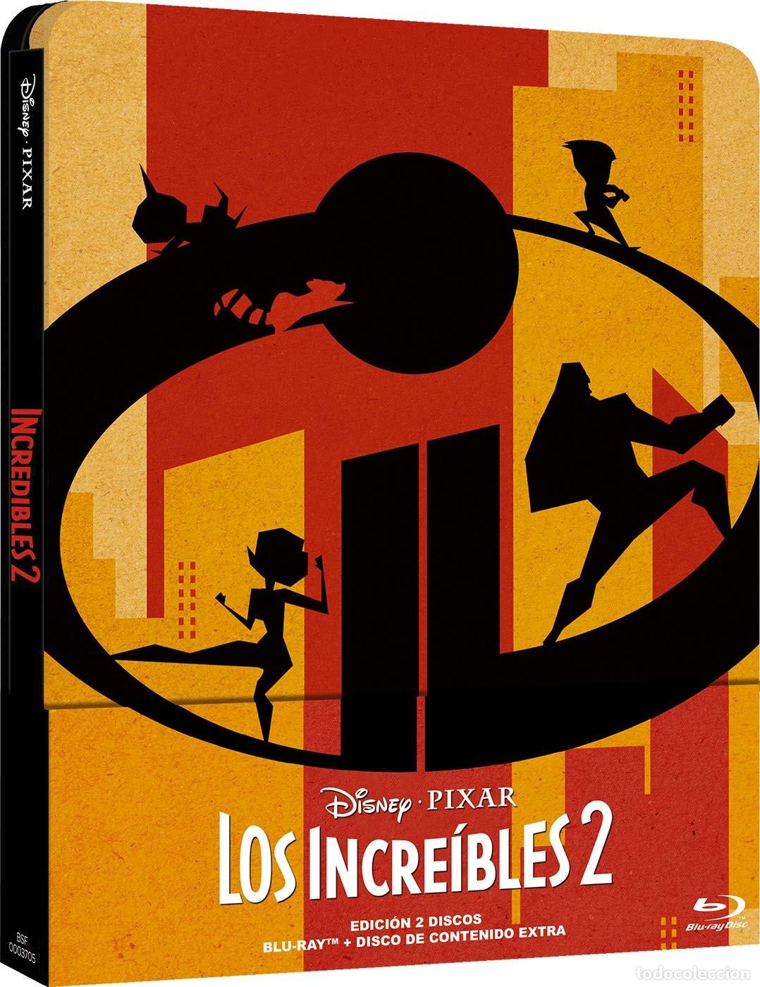 Cine: Pixar Increibles 2 Steelbook [Blu-ray]