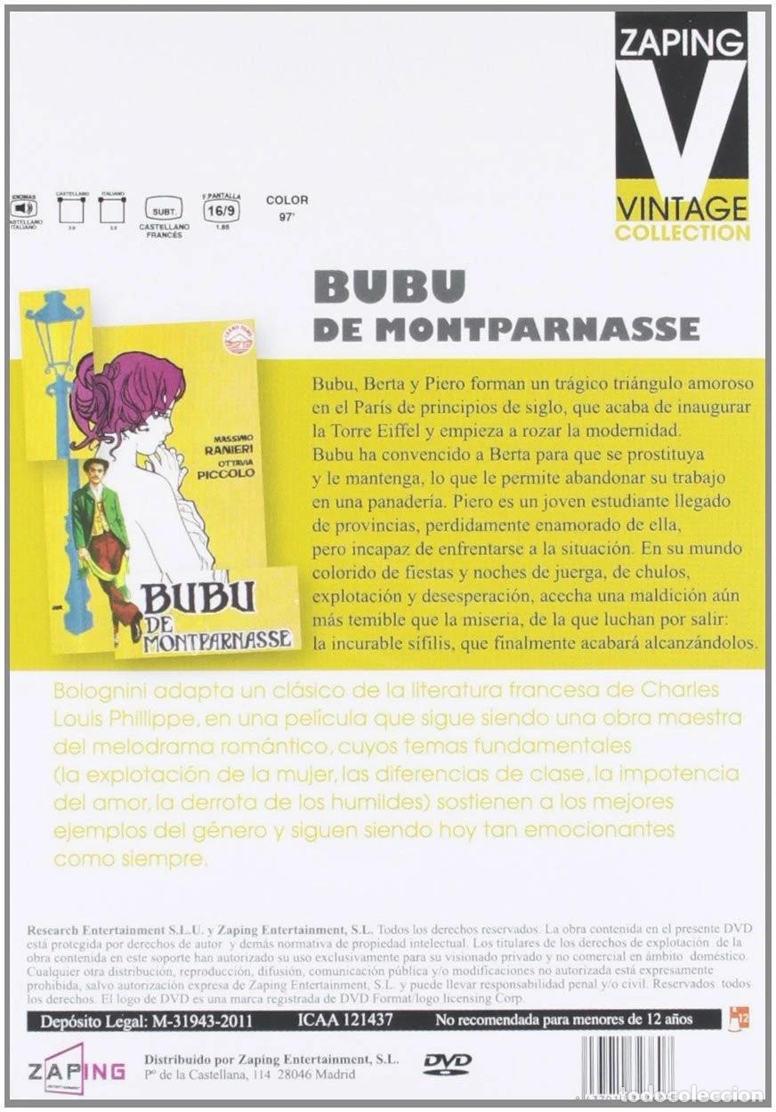 Cine: Bubu de Montparnasse [DVD] - Foto 2