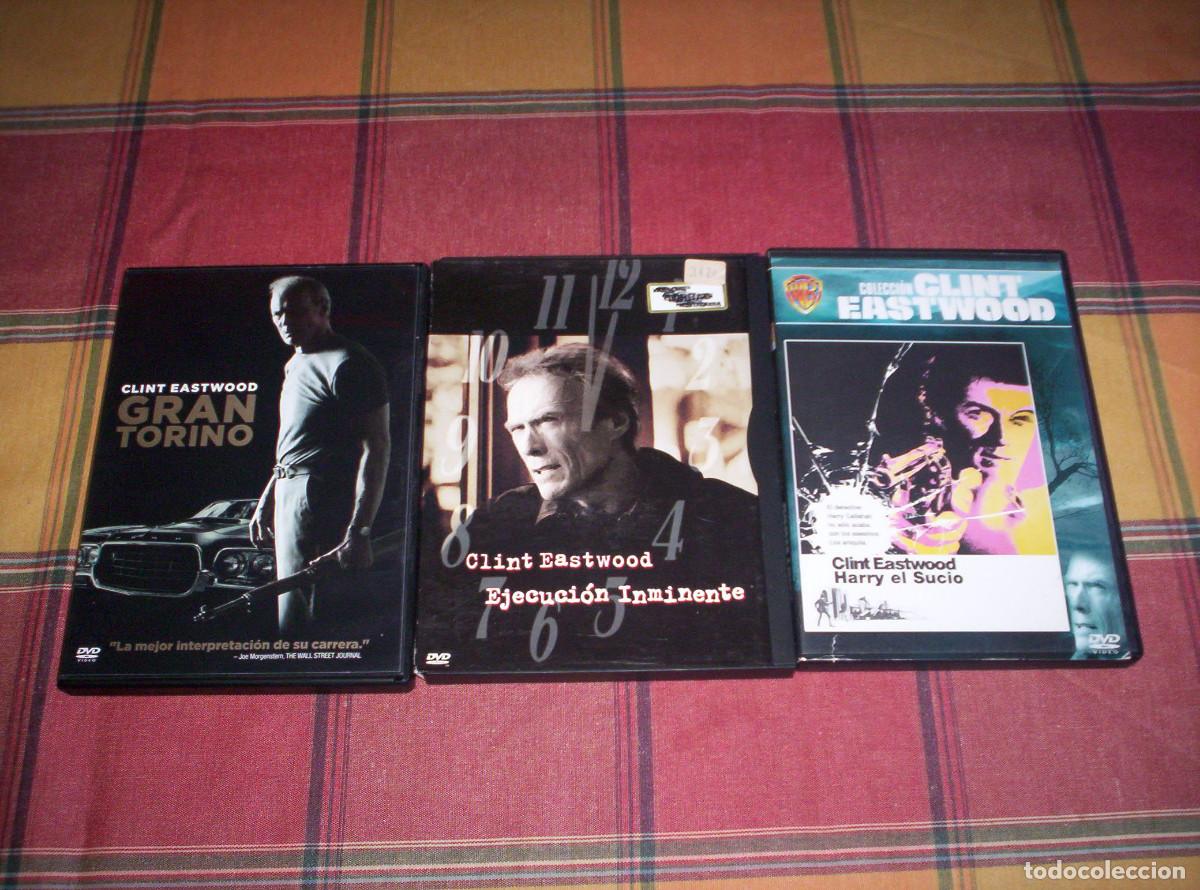 Cine: Pack liquidacion Clint Eastwood (Ejecucion inminente, El gran Torino, Harry el sucio )
