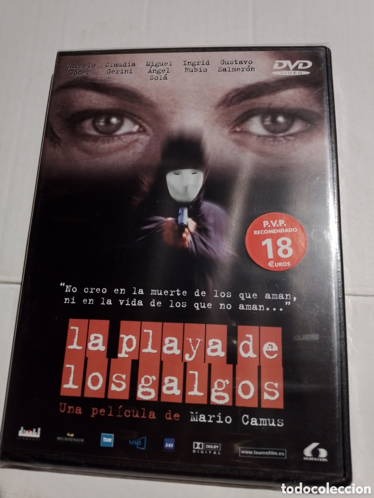 Cinema: LA PLAYA DE LOS GALGOS - DE MARIO CAMUS - DVD NUEVO PRECINTADO