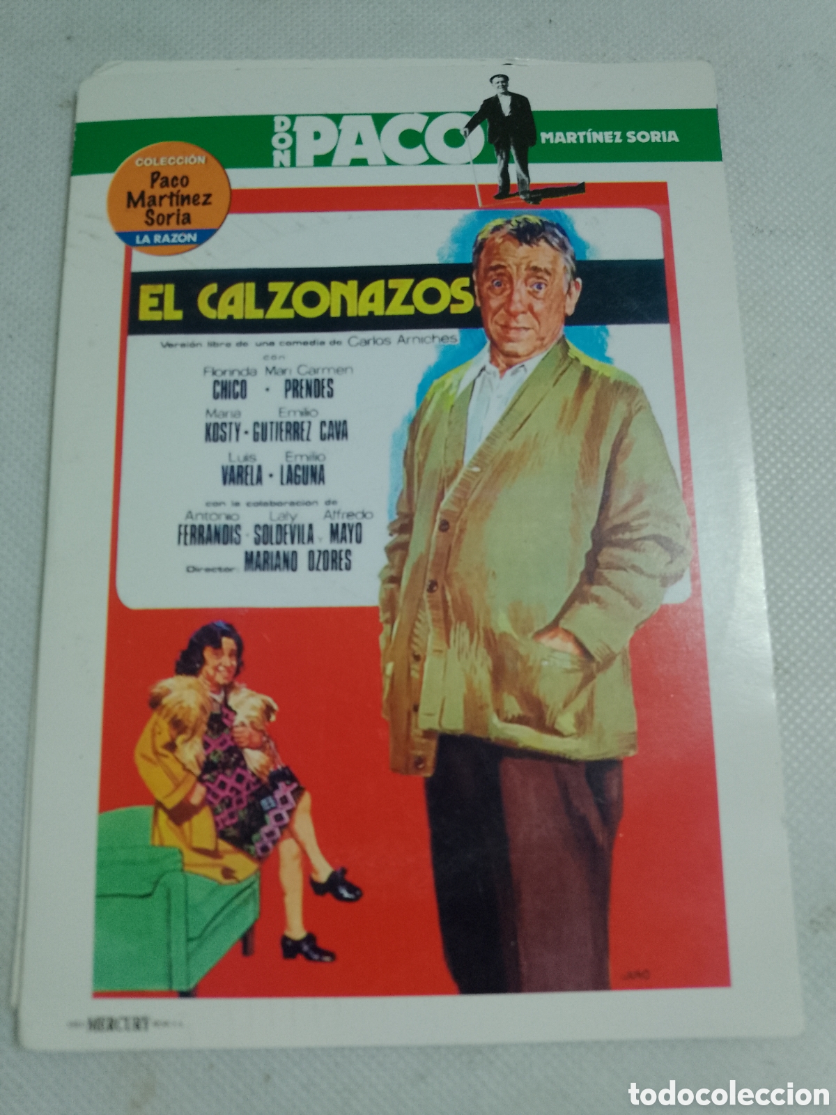 Cin&eacute;ma: EL CALZONAZOS - PACO MARTINEZ SORIA -FUNDA CARTON