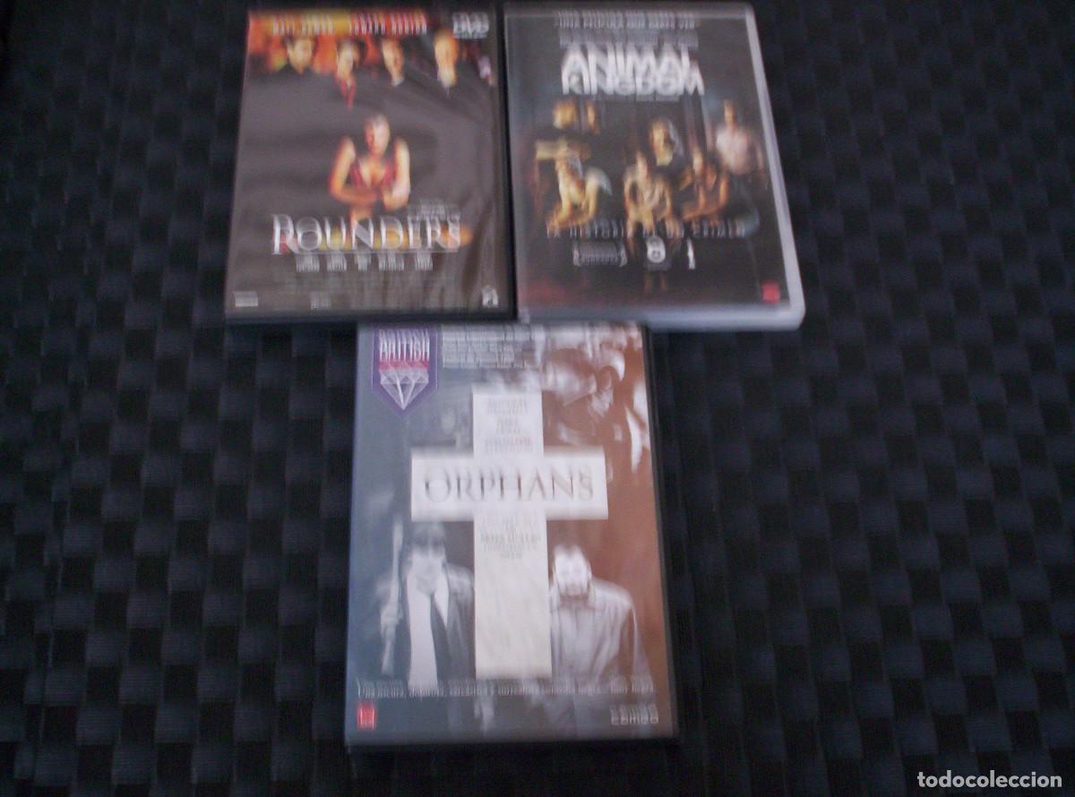 Cine: Pack 3 dvds ( Rounders, Orphans i Animal Kingdom )