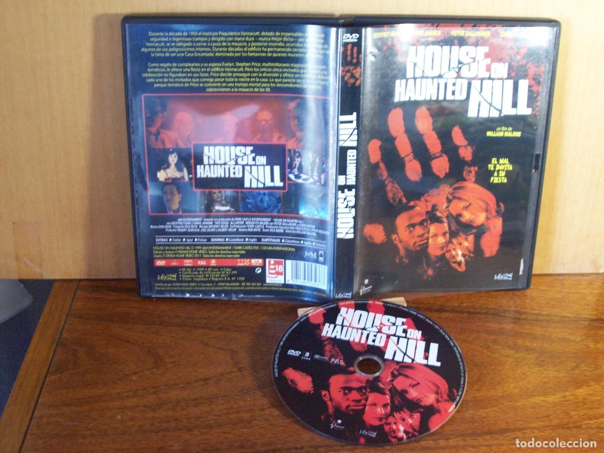 Cine: HOUSE ONHAUNTED HILL - GEOFFREY RUSH - FAMKE JANSEN - PETER GALLAGHER - DVD