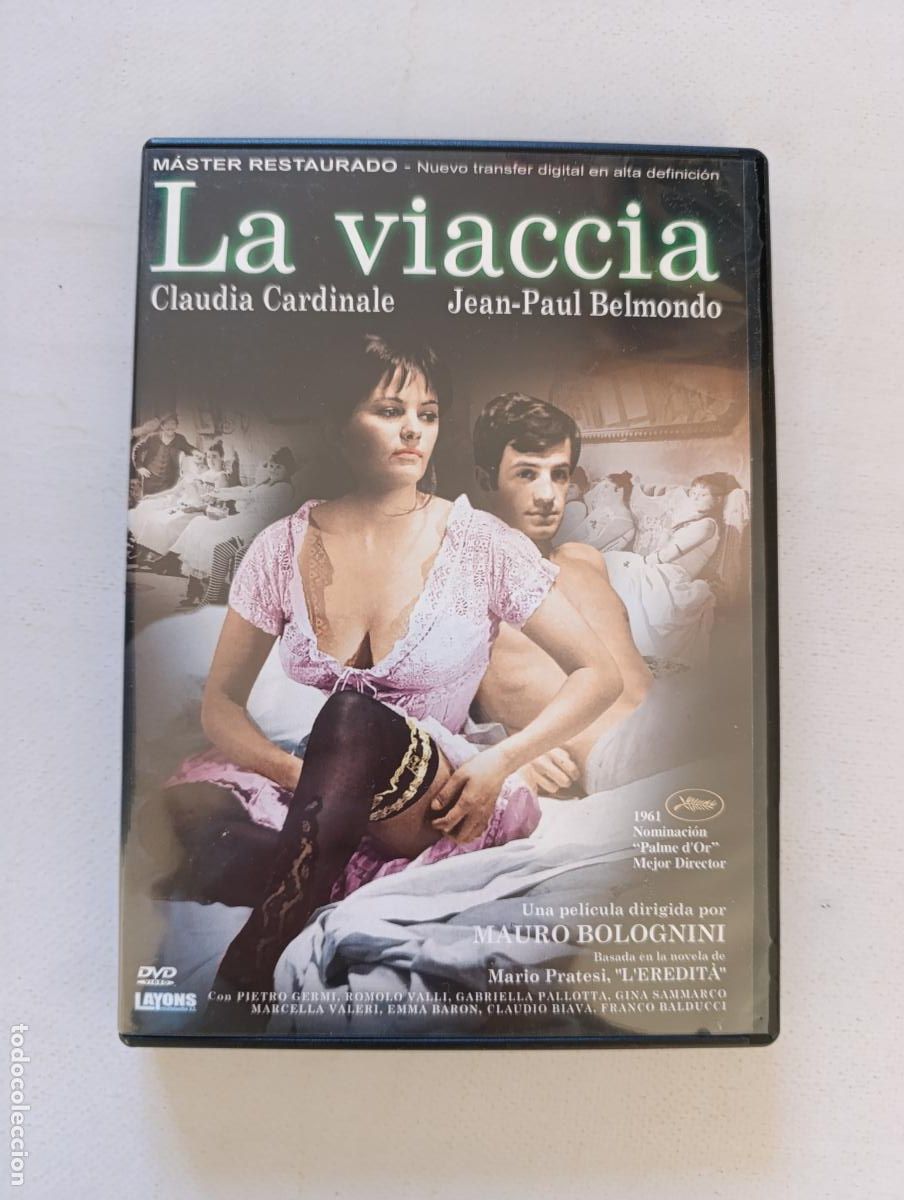 Cinema: DVD LA VIACCIA - CLAUDIA CARDINALE, JEAN-PAUL BELMONDO (4Xw)