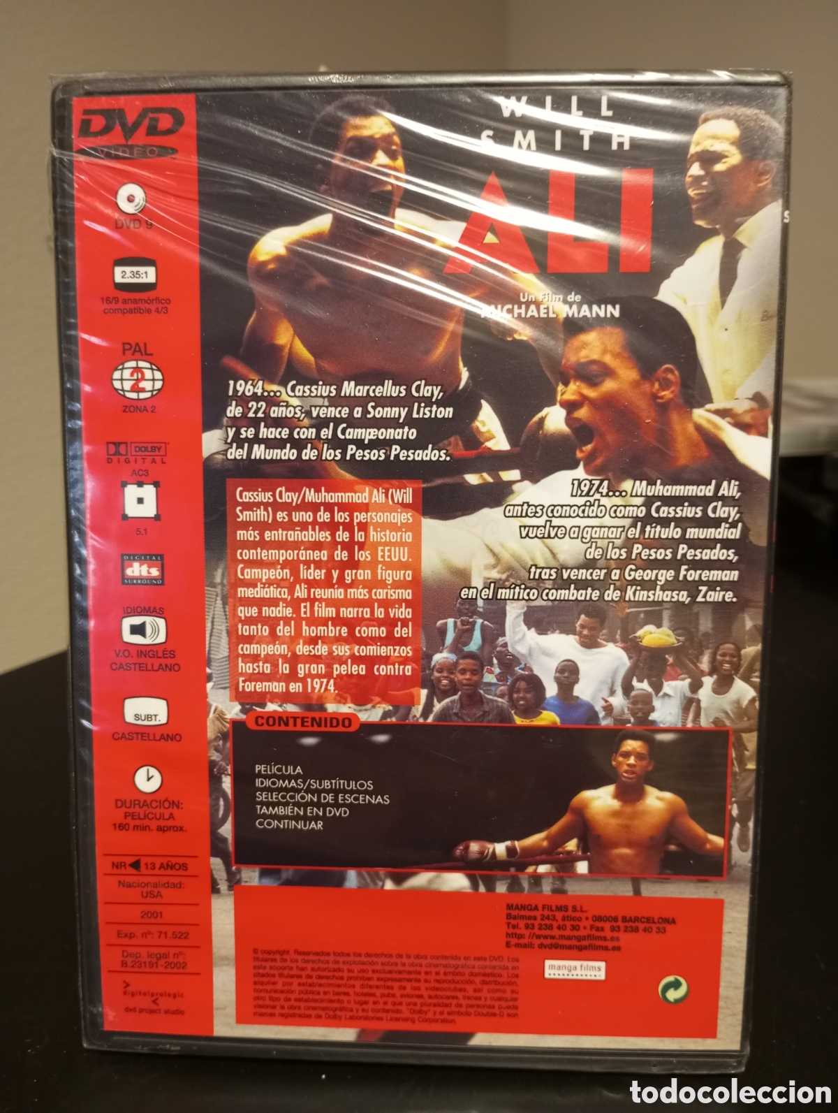 Cine: DVD Ali - Will Smith - Boxeo - Foto 2