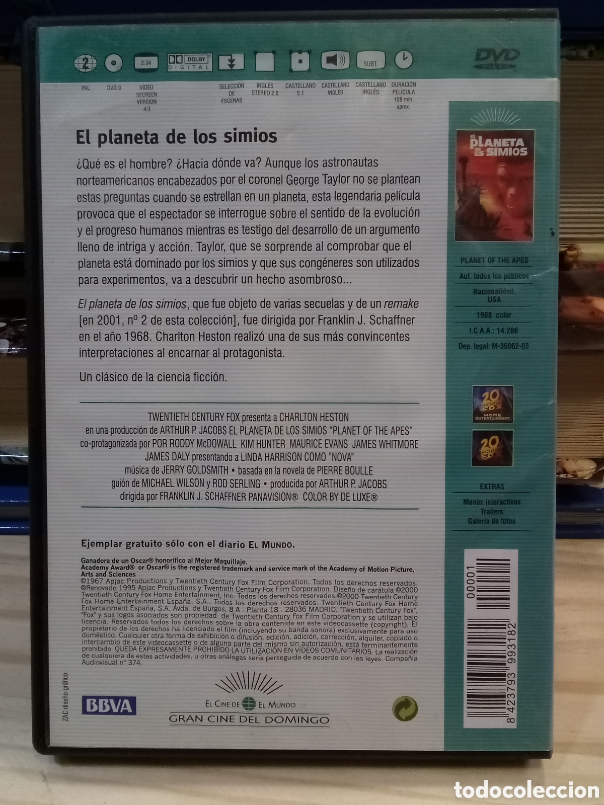 Cine: DVD - El Planeta de los Simios - Foto 2