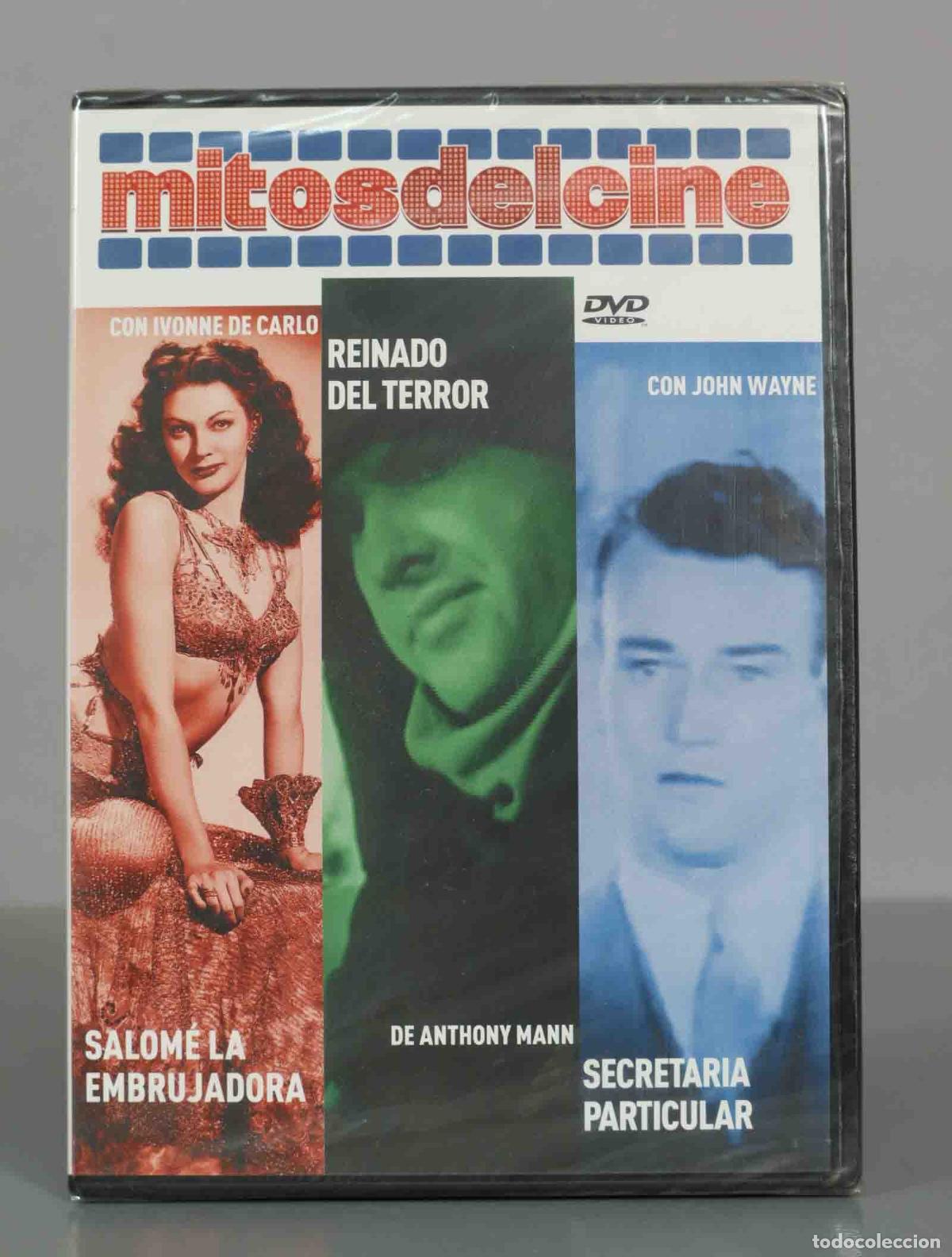 Kino: DVD. SALOME LA EMBRUJADORA. REINADO DEL TERROR. SECRETARIA PARTICULAR. PRECINTADO
