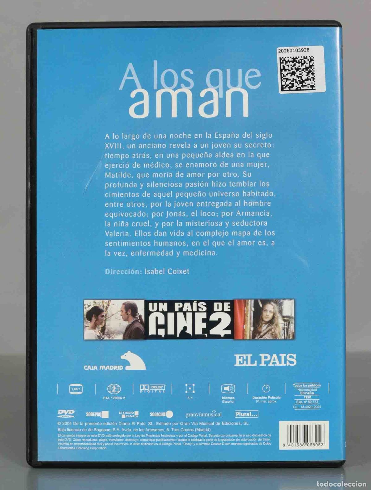 Cine: DVD. A LOS QUE AMAN. - Foto 2