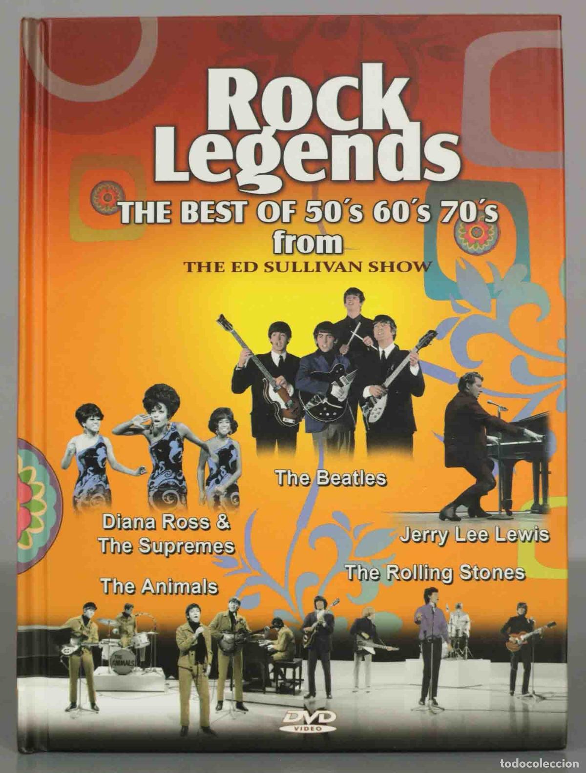 Cine: DVD. ROCK LEGENDS. THE BEST OF 50, 60, 70 from THE ED SULLIVAN SHOW.