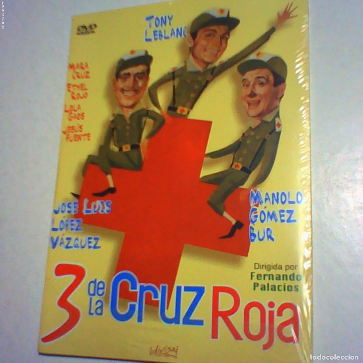 Cinema: dvd 3 de la cruz roja. jos&eacute; luis l&oacute;pez v&aacute;zquez. tony leblanc. 94 min caja cart&oacute;n (precintada)