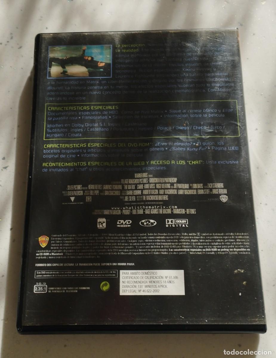Cine: MATRIX DVD, CON EXTRAS - Foto 2