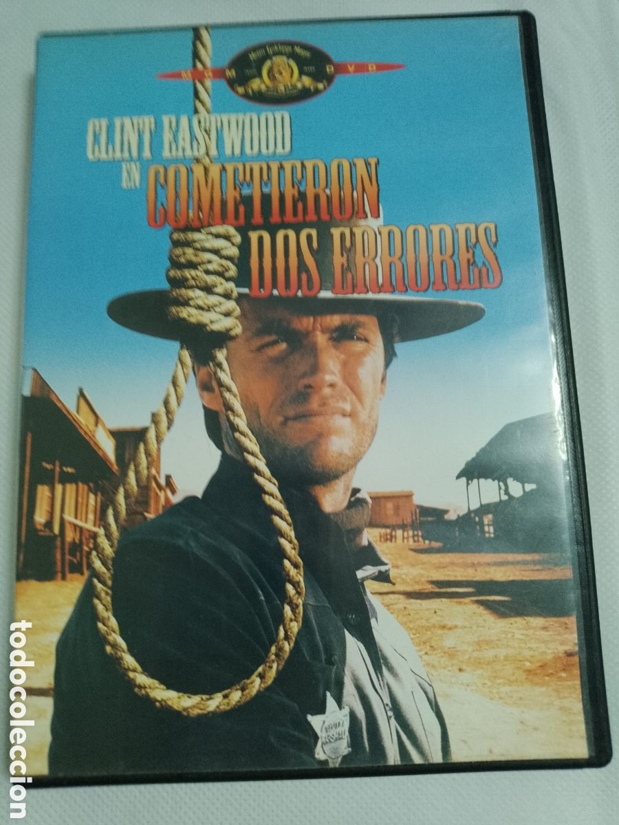 Cine: COMETIERON DOS ERRORES - CLINT EASTWOOD - DVD