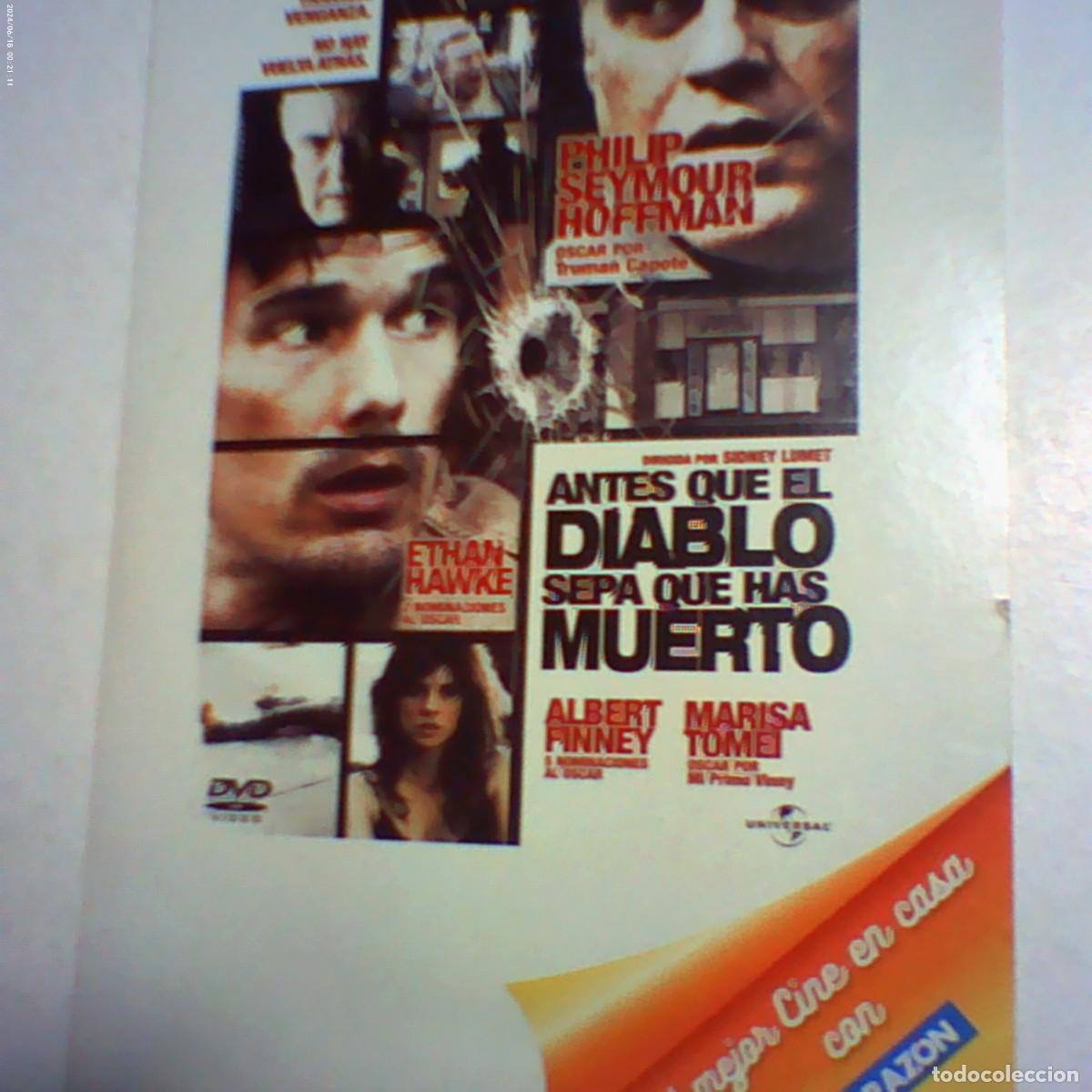 Cinema: dvd antes de que el diablo sepa que has muerto. philip seymour. 114 min caja cart&oacute;n (seminueva)
