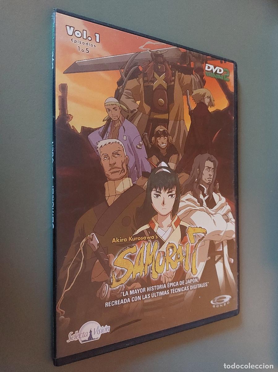 Cin&eacute;ma: SAMURAI 7. DVD. ANIMACI&Oacute;N. CAJA ESTRECHA. BUEN ESTADO