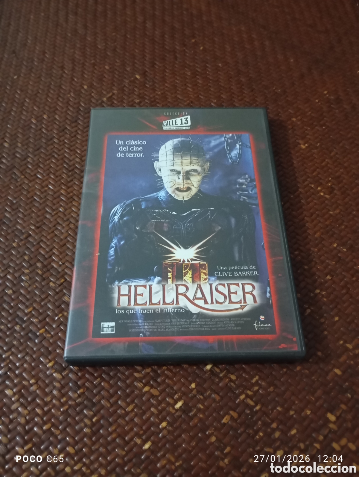 Cine: Hellraiser DVD clive barker