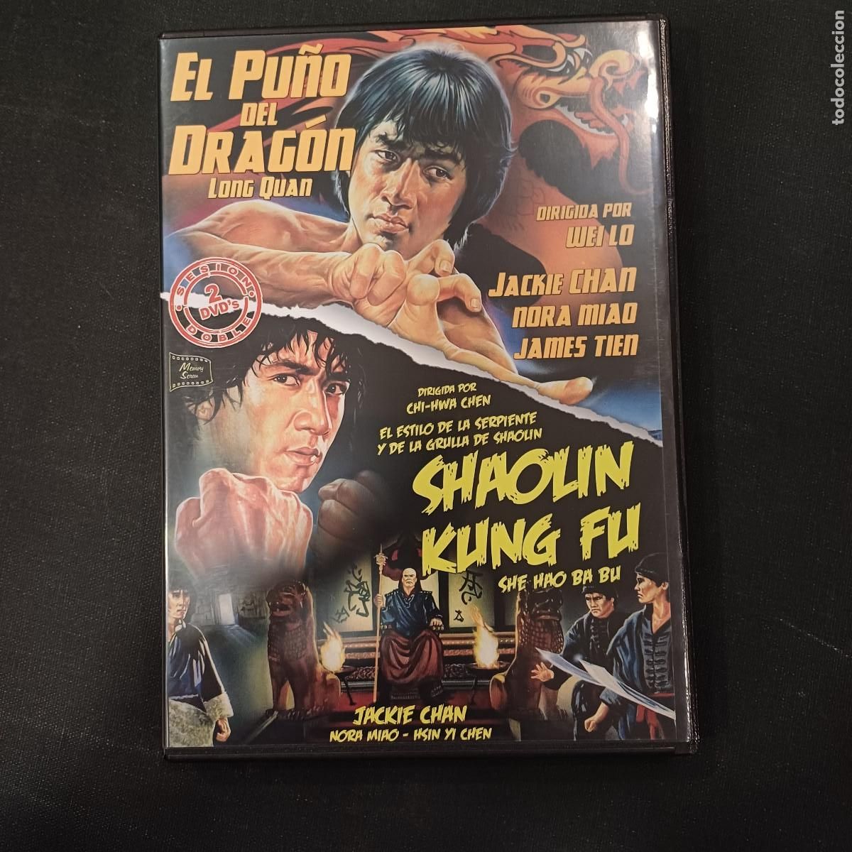 Cine: EL PU&Ntilde;O DEL DRAGON/SHAOLIN KUNG FU/DVD 2 DISCOS.