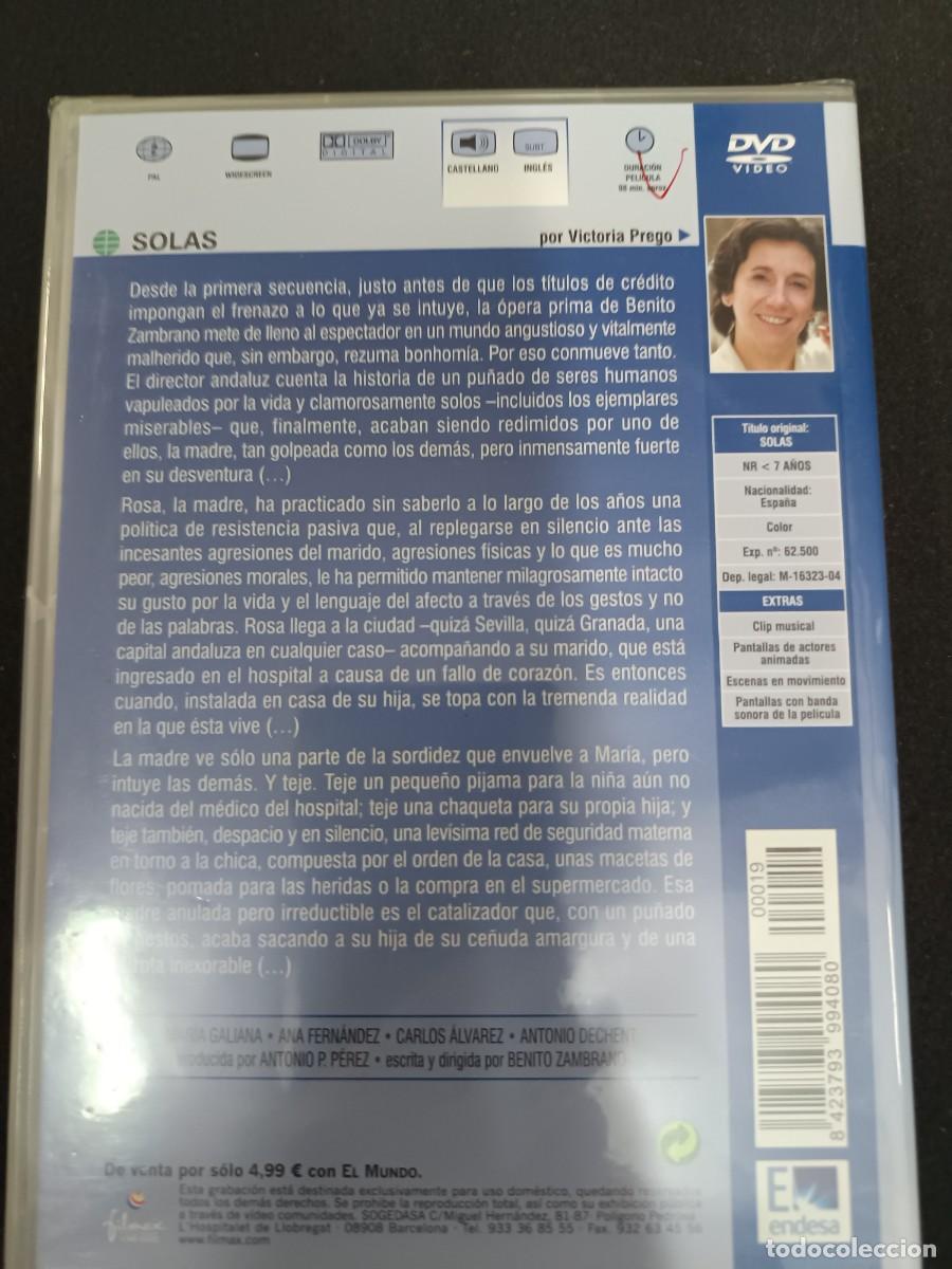 Cine: DVD. &rdquo;SOLAS&rdquo;. PRECINTADO - Foto 2