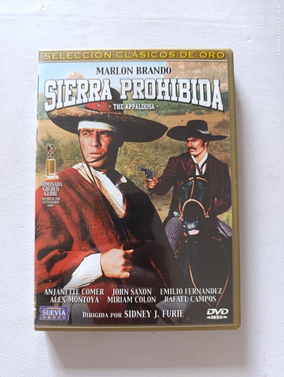 Cine: DVD SIERRA PROHIBIDA (THE APPALOOSA) - MARLON BRANDO - INCLUYE LIBRETO (5X)