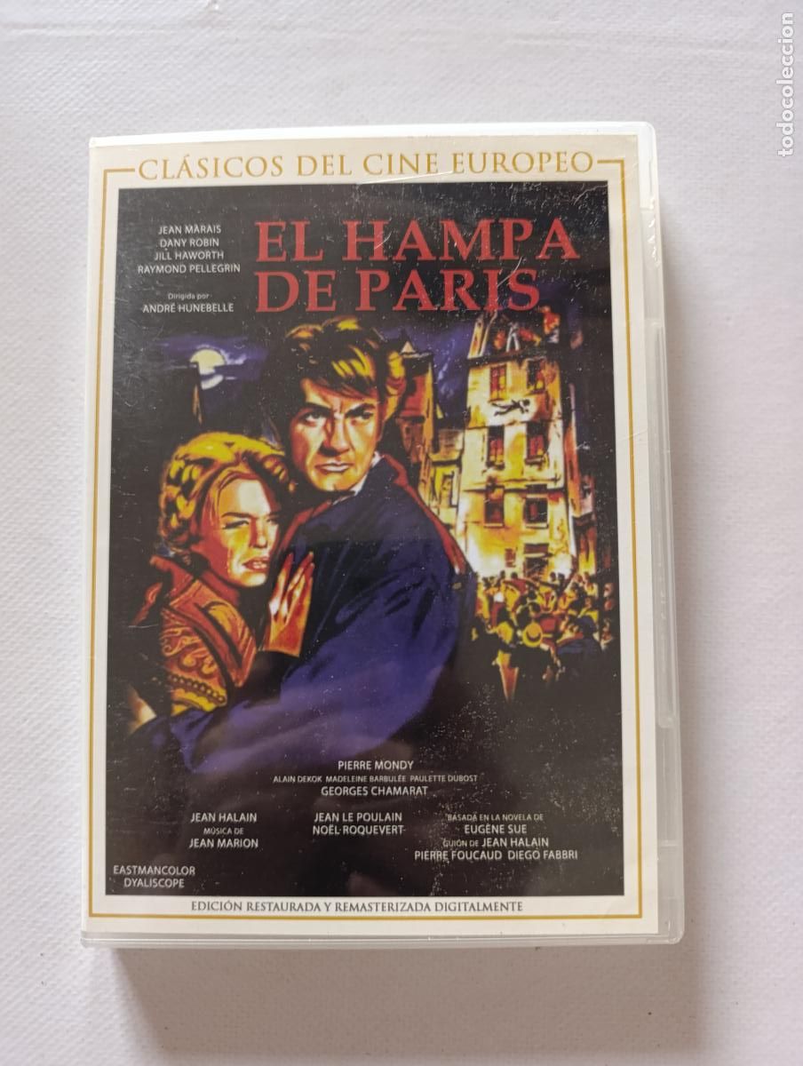 Cine: DVD EL HAMPA DE PARIS - JEAN MARAIS (5X)