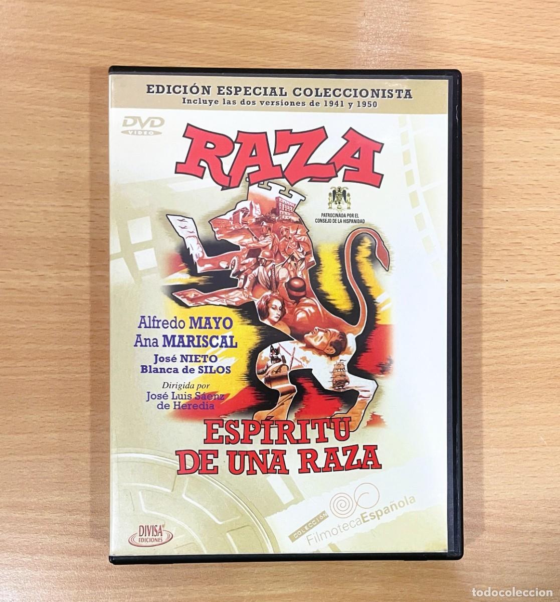 Cine: DVD EDICI&Oacute;N 2 DISCOS CINE PROPAGANDA POST-GUERRA CIVIL - RAZA (1941) + ESP&Iacute;RITU DE UNA RAZA (1950)