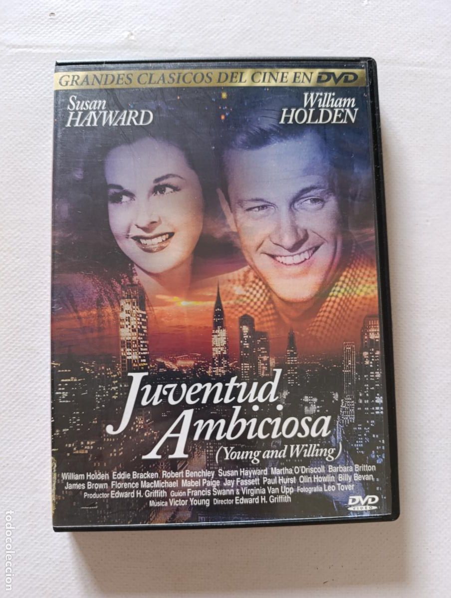 Cin&eacute;ma: DVD JUVENTUD AMBICIOSA (YOUNG AND WILLIANG) - SUSAN HAYWARD, WILLIAM HOLDEN (5Y)