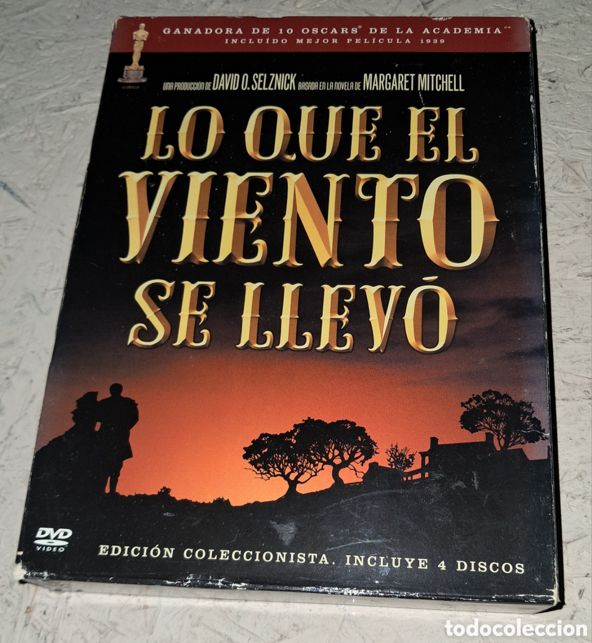 Cine: PACK 4 DVD'S LO QUE EL VIENTO SE LLEV&Oacute;, EDICI&Oacute;N COLECCIONISTA