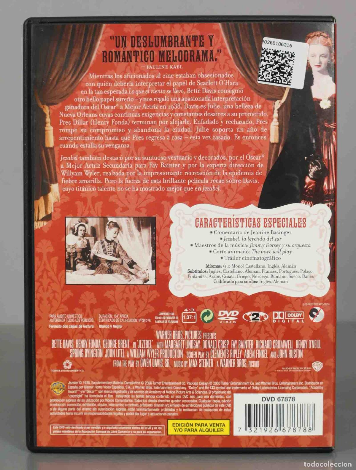 Cine: DVD. JEBAZEL. BETTE DAVIS. - Foto 2