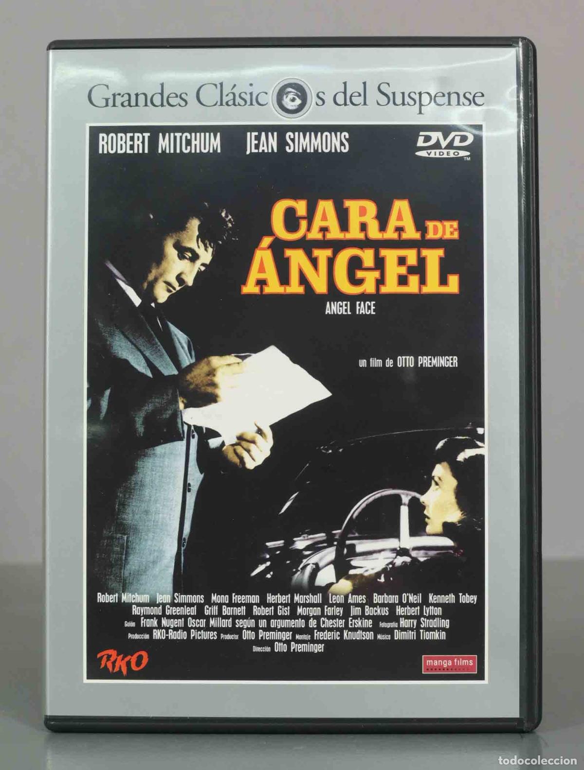 Cine: DVD. CARA DE &Aacute;NGEL. ROBERT MITCHUM.