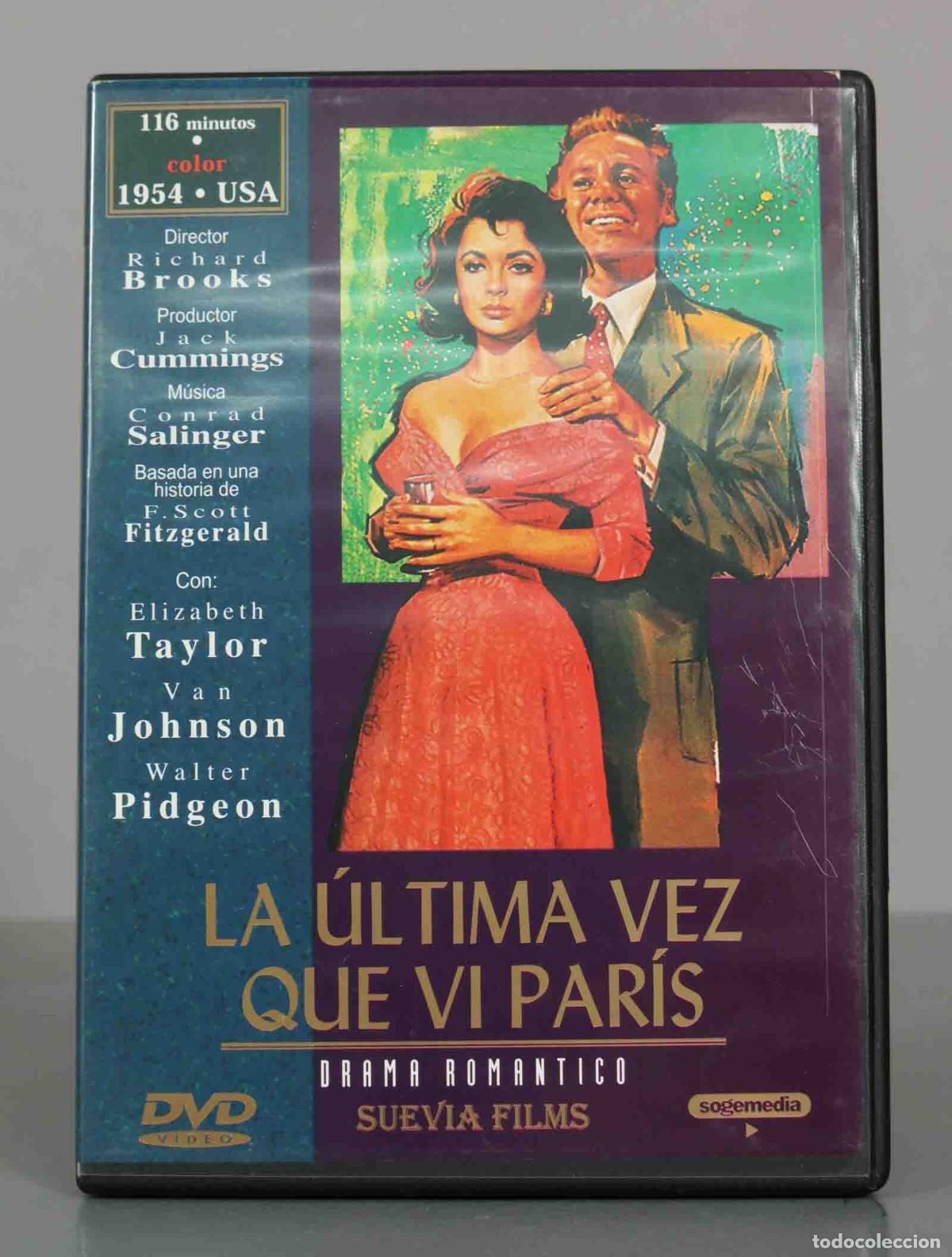 Cinema: DVD. LA &Uacute;LTIMA VEZ QUE VI PAR&Iacute;S.