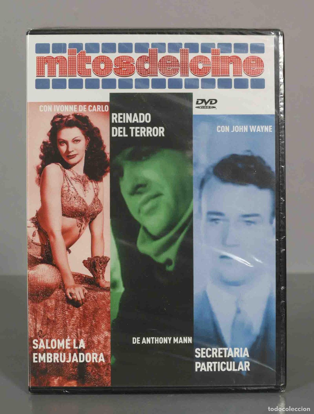 Cine: DVD. SALOME LA EMBRUJADORA. REINADO DEL TERROR. SECRETARIA PARTICULAR. PRECINTADO