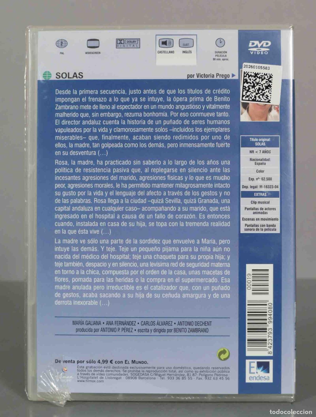 Cine: DVD. SOLAS. PRECINTADO - Foto 2
