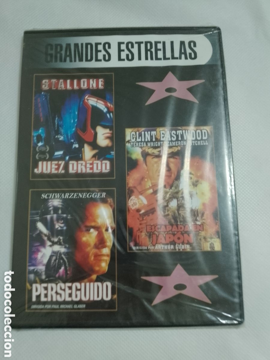 Cine: JUEZ DREDD - PERSEGUIDO - ESCAPADA EN JAPON - DVD NUEVO PRECINTADO SLIM