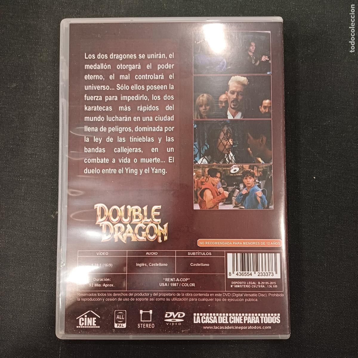 Cine: DOUBLE DRAGON/ROBERT PATRICK/DVD. - Foto 3