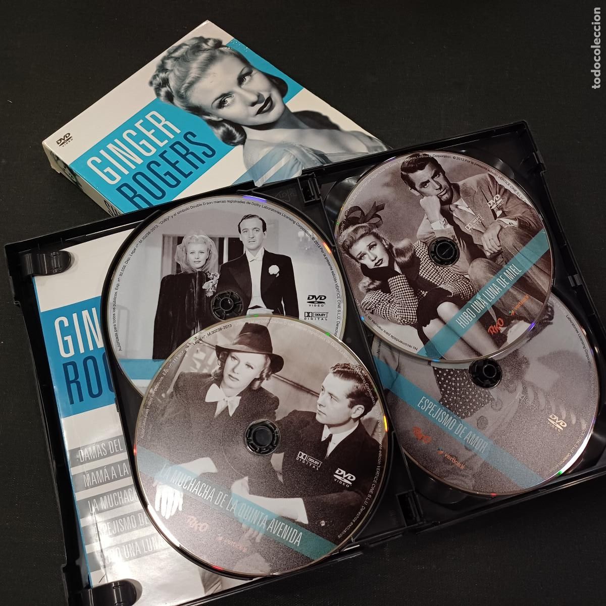 Cine: GINGER ROGERS/DVD PACK 4 DISCOS. - Foto 2