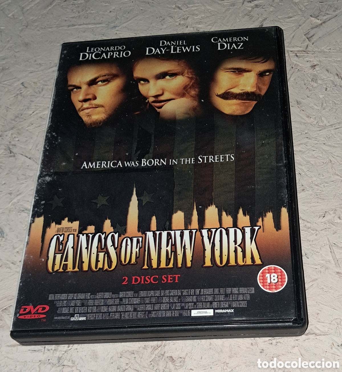 Cinema: DVD de la pel&iacute;cula &rdquo;Gangs of New York&rdquo; (Pandillas de Nueva York) en una edici&oacute;n especial de 2 discos