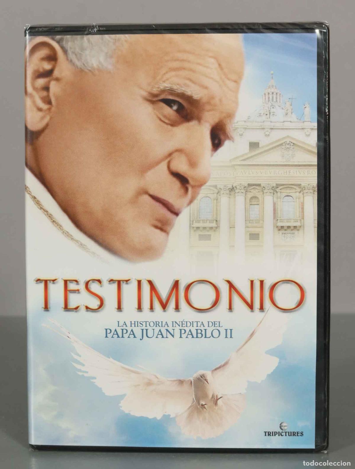 Cine: DVD. TESTIMO&Nu;&Iota;&Omicron; LA HISTORIA IN&Eacute;DITA DEL PAPA JUAN PABLO II. PRECINTADO