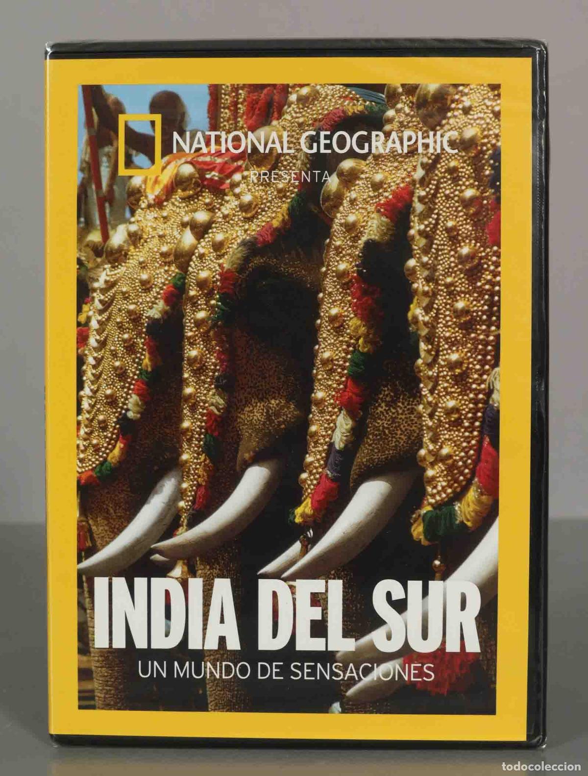 Cin&eacute;ma: DVD. INDIA DEL SUR. UN MUNDO DE SENSACIONES. NATIONAL GEOGRPHIC. PRECINTADO