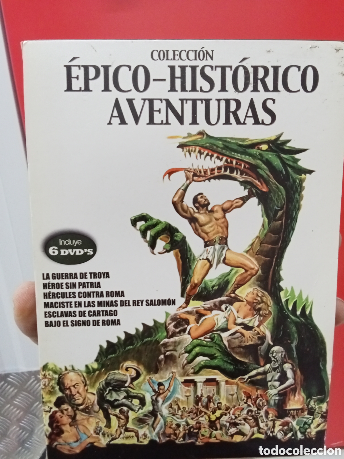 Cine: Colecci&oacute;n 6 DVD cine &eacute;pico-hist&oacute;rico aventuras