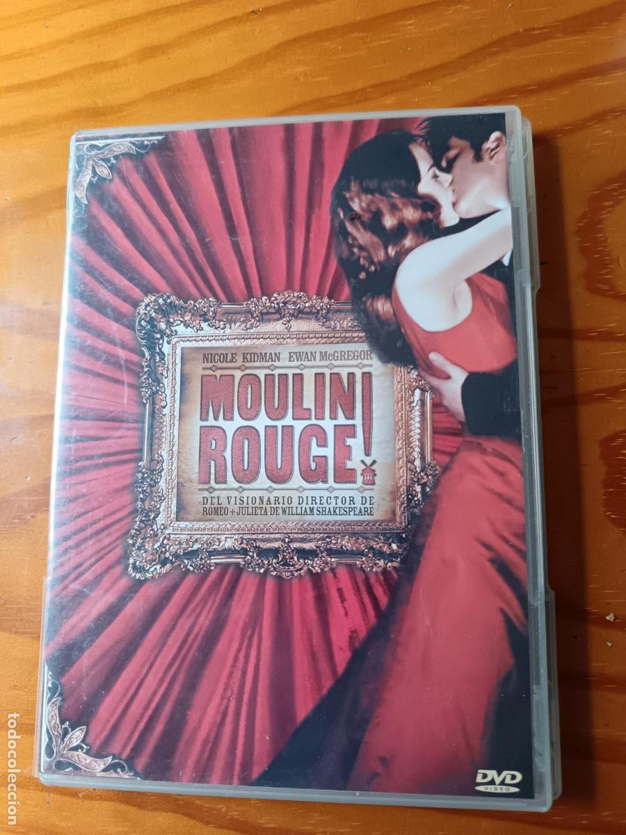 Cinema: MOULIN ROUGE de Baz Luhrmann con Nicole Kidman, Ewan McGregor... DVD Musical.-