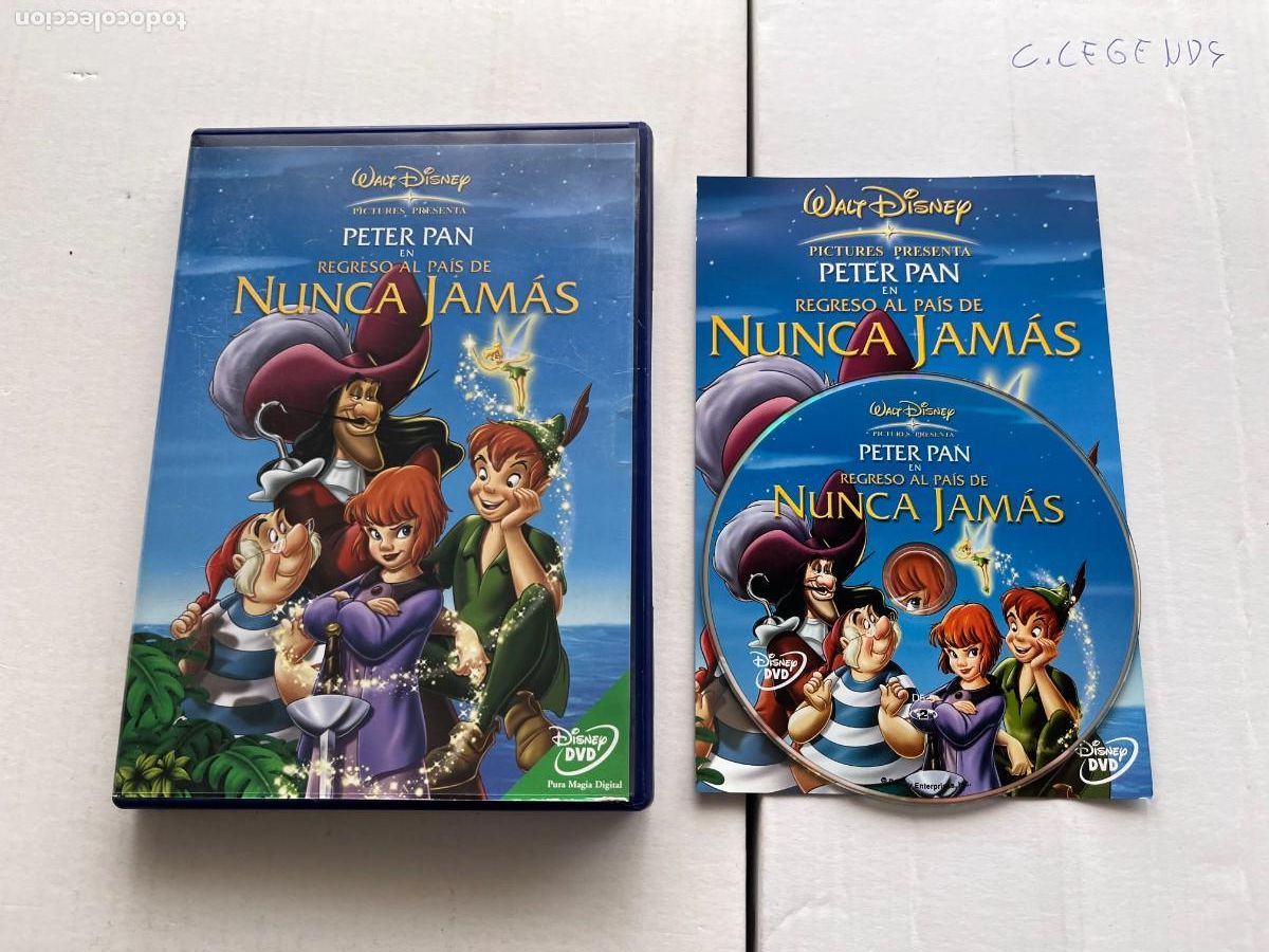 Cine: PETER PAN REGRESO AL PAIS DE NUNCA JAMAS DISNEY - PELICULA DVD KREATEN