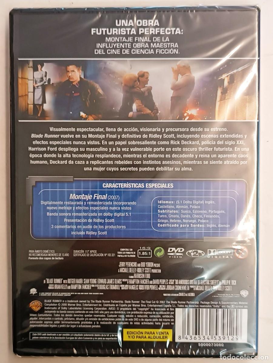 Cine: DVD BLADE RUNNER . PRECINTADA. - Foto 2