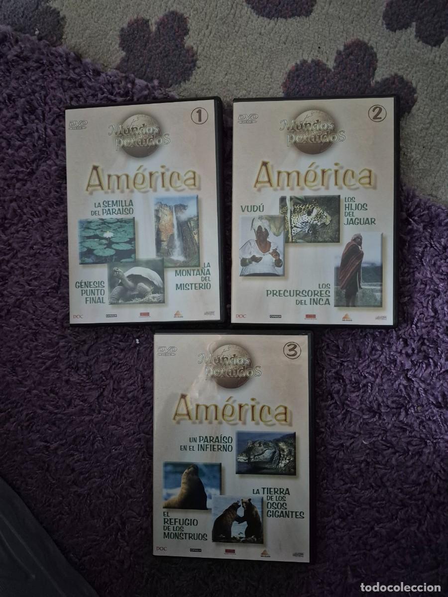 Cine: Lote 3 documentales dvd, Mundos perdidos: Am&eacute;rica