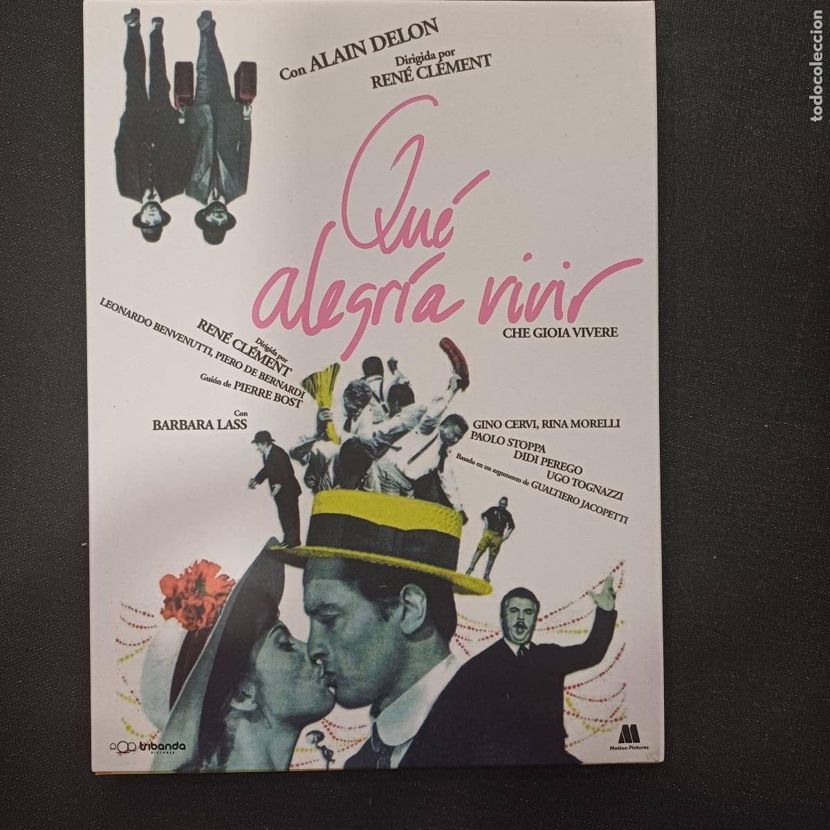 Cinema: QUE ALEGRIA VIVIR/ALAIN DELON/DVD.
