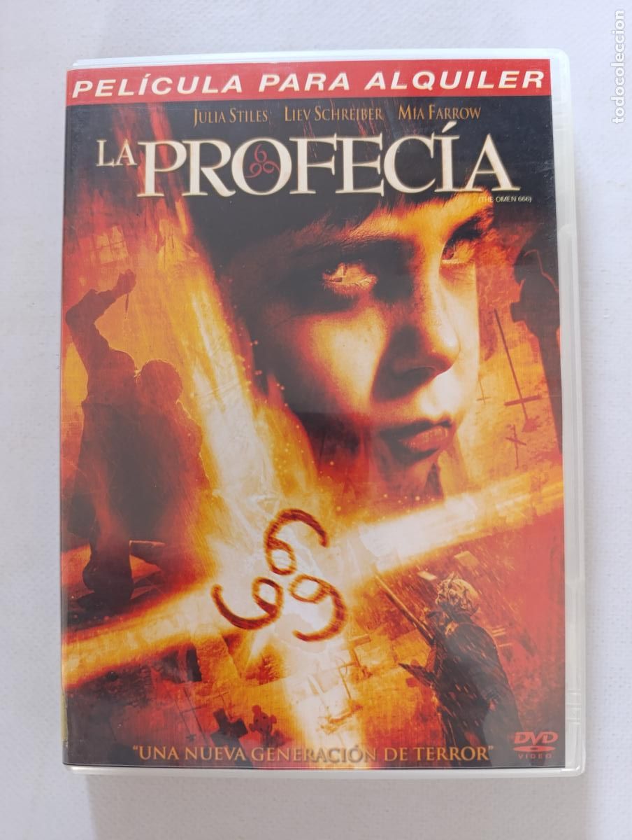 Cinema: DVD LA PROFECIA (THE OMEN 666) - EDICION DE ALQUILER - LEER DESCRIPCION (6J)