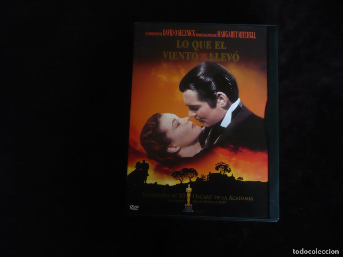 Cine: lo que el viento se llevo - dvd como nuevo