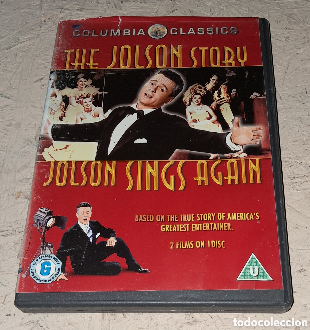 Kino: DVD con 2 pel&iacute;culas biogr&aacute;ficas del artista Al Jolson: The Jolson Story y Jolson Sings Again