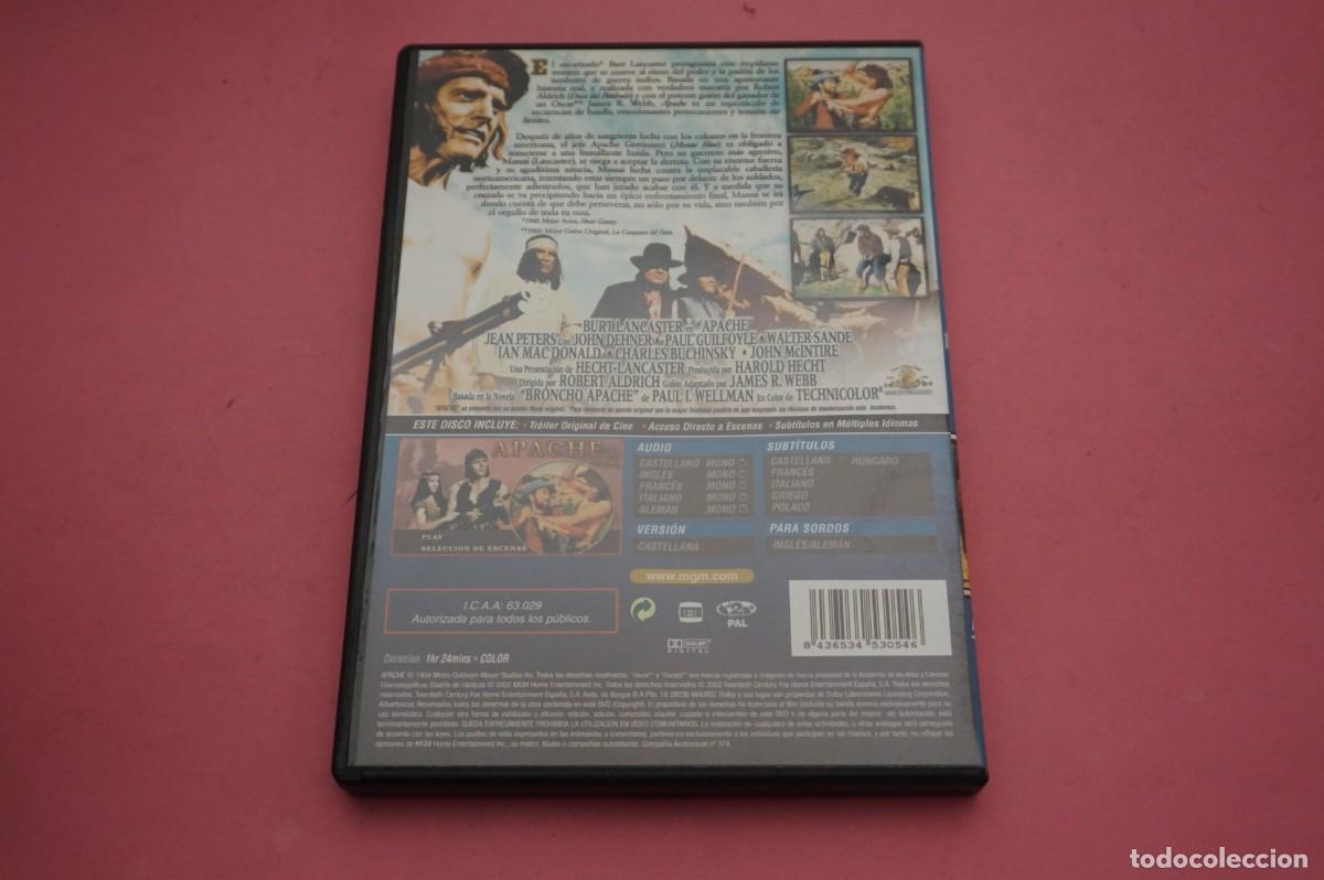 Cine: DVD -9B1- APACHE - BURT LANCASTER - Foto 2